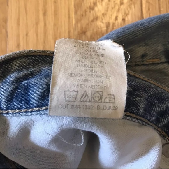 Vintage American Eagle Mens Jeans - W34XL32 - early 2000s - Well Worn - Picture 6 of 12